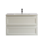 FREEMANTLE Matte White Wall Hung 900mm Vanity FMW900-WH